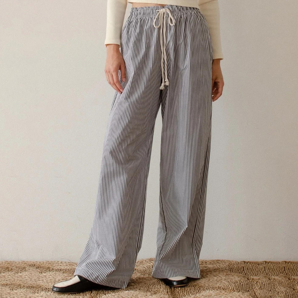 Léna | Pantalon Femme Coupe Ample Style Été