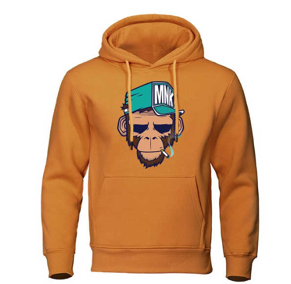 Léo | Hoodie Original pour Hommes avec Motif Singe Stylé