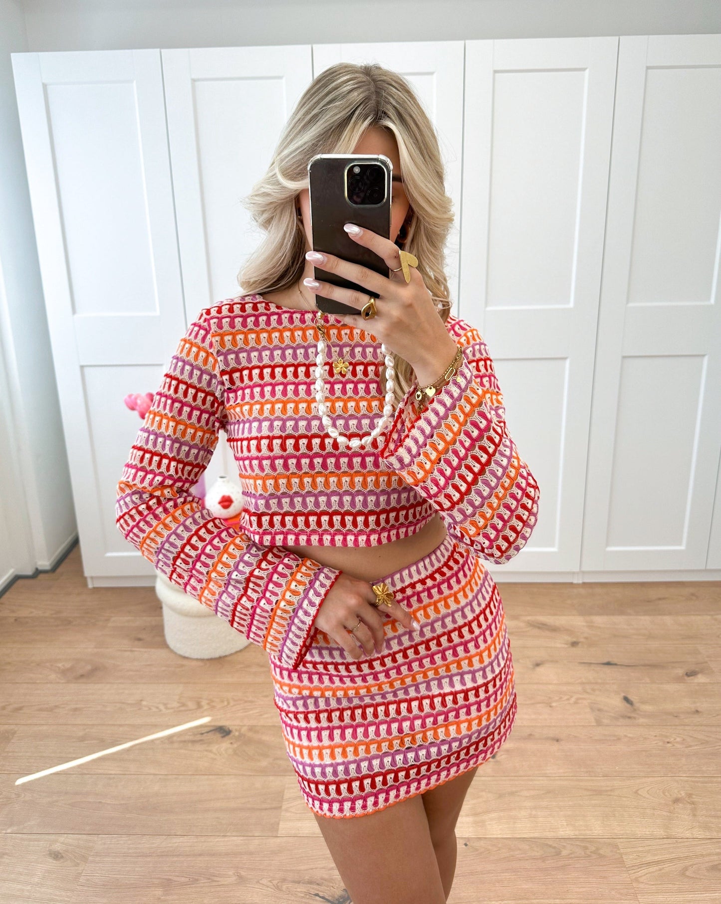 Liora | Ensemble Crochet Haut et Jupe Courte pour Femme