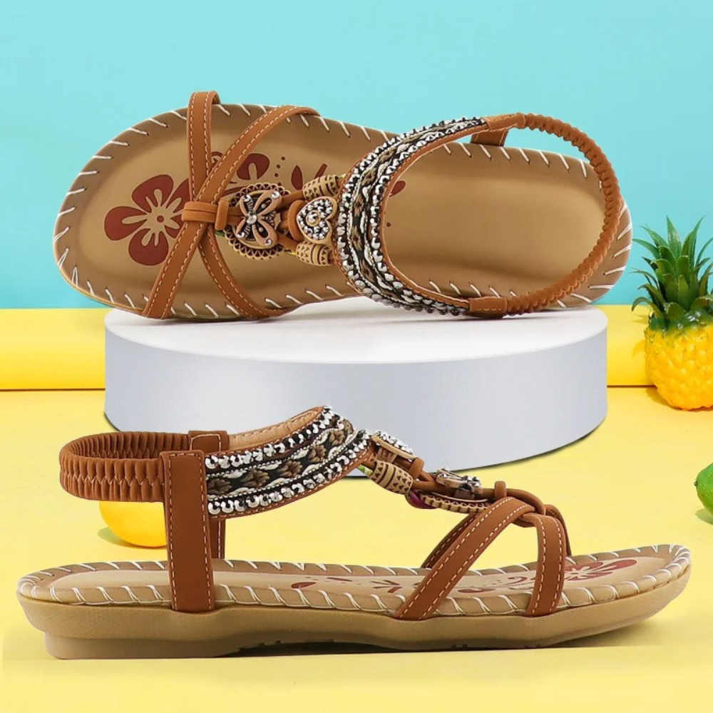 Liora | Sandales à Bride Élastique et Semelle Antidérapante