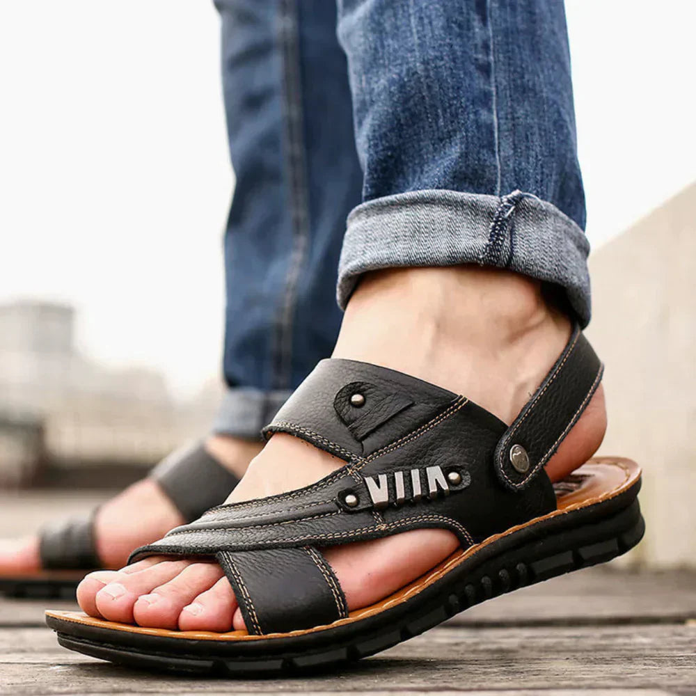 Lucien | Sandales Vintage en Cuir pour Hommes