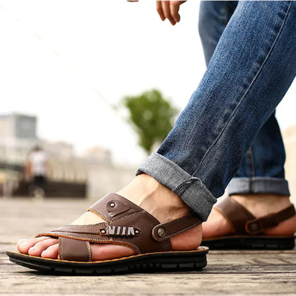 Lucien | Sandales Vintage en Cuir pour Hommes