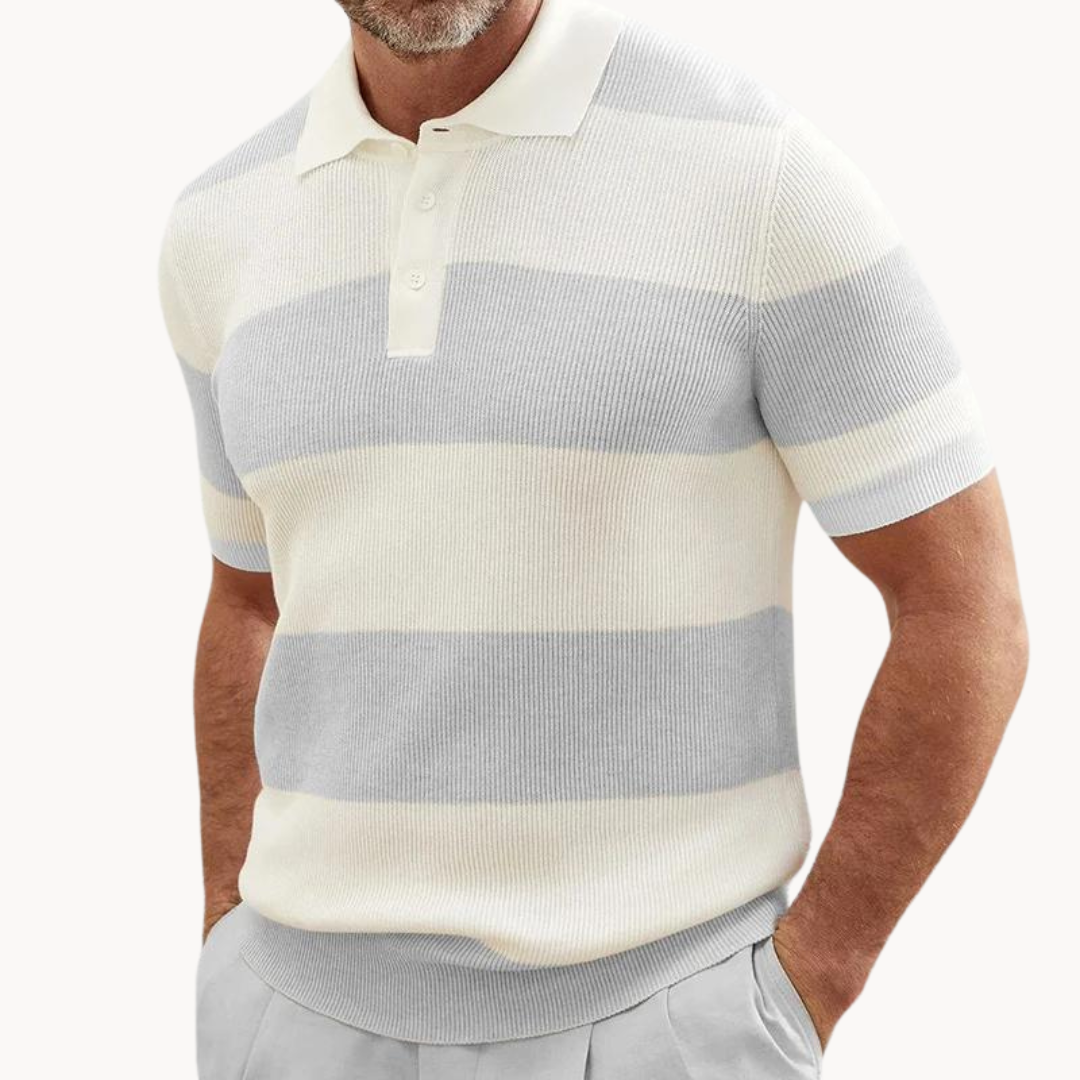 Matteo | Polo Maille Fine à Manches Courtes pour Homme