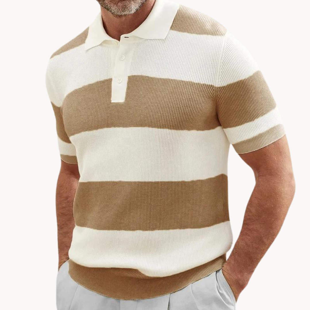 Matteo | Polo Maille Fine à Manches Courtes pour Homme