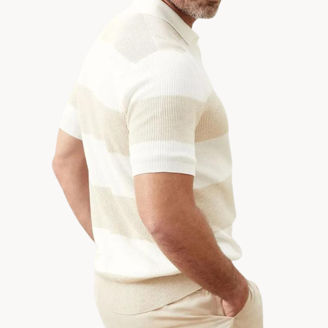 Matteo | Polo Maille Fine à Manches Courtes pour Homme