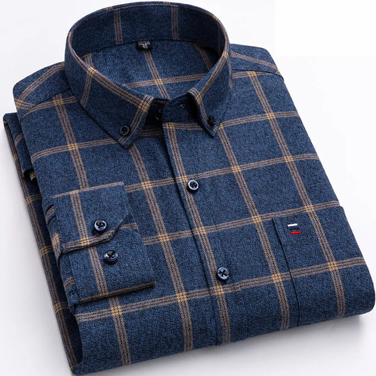 Adrien | Chemise Homme en Coton Haut de Gamme et Style Intemporel