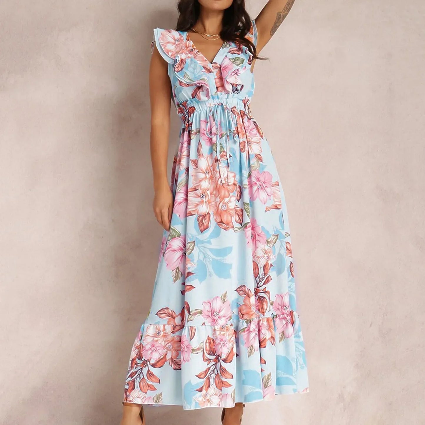 Alina | Robe d'été élégante à fleurs