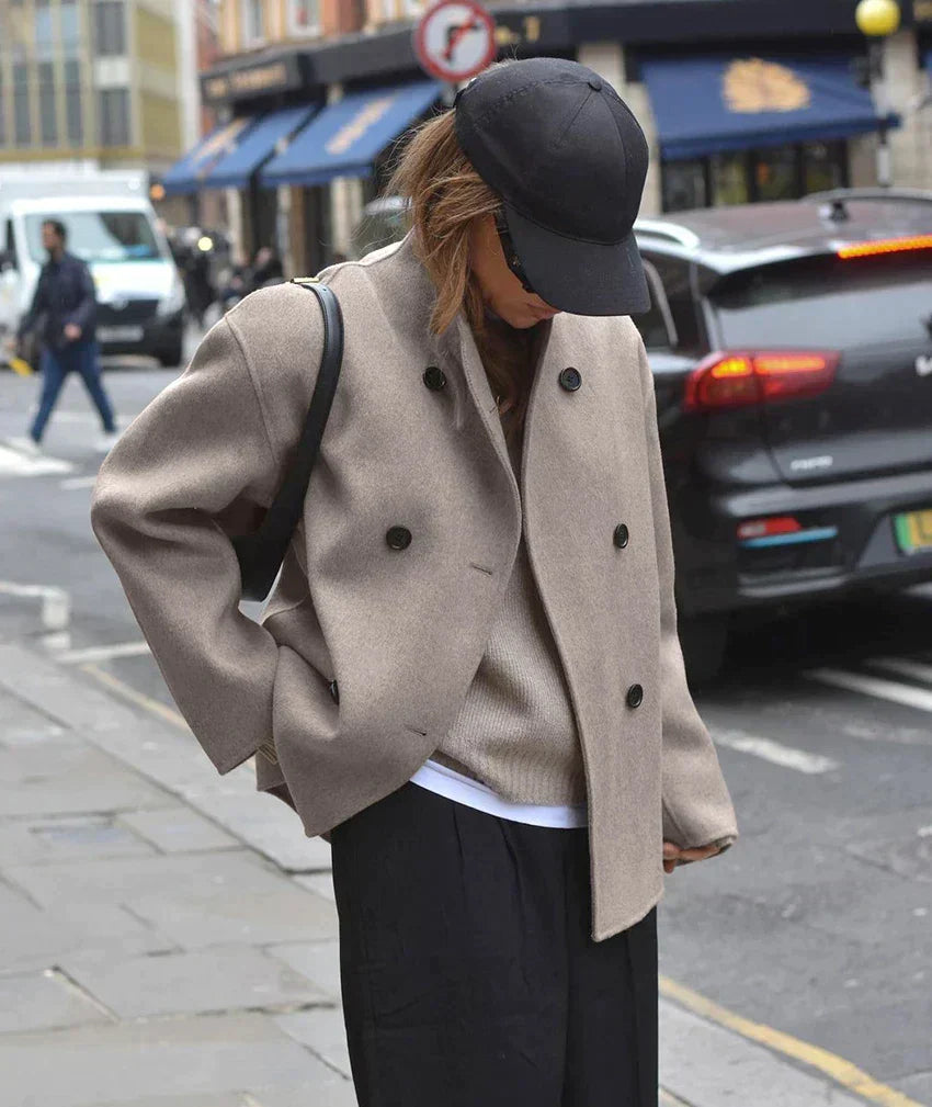 Noémie | Manteau Oversize à Boutons pour Femmes