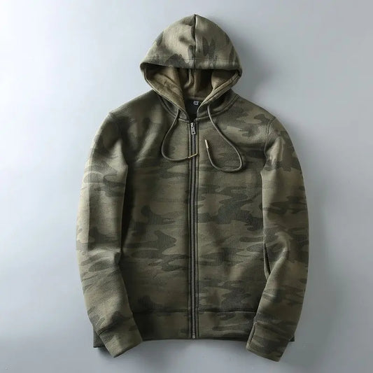 Lion | Sweat à capuche camouflage élégant pour le confort extérieur des hommes