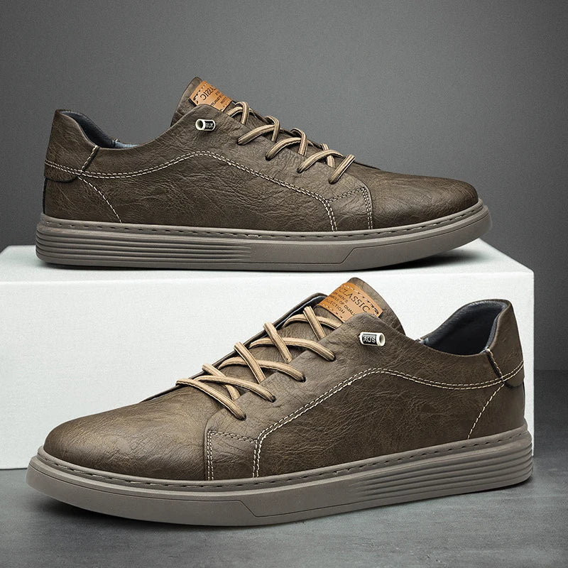 Théo | Sneakers homme élégantes à finition texturée