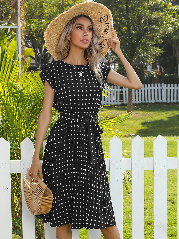 Eléna | Robe de plage avec ceinture