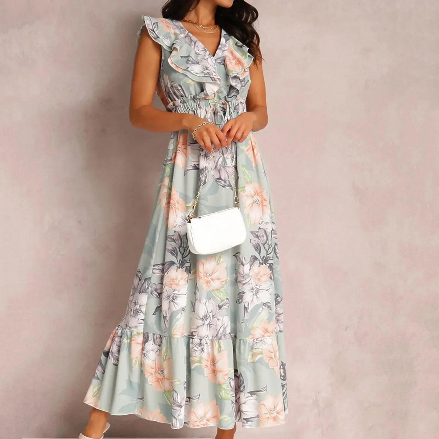 Alina | Robe d'été élégante à fleurs