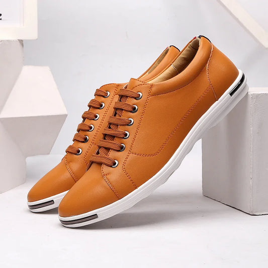 Mathis | Sneakers en Cuir Respirant pour Hommes à Semelle Légère