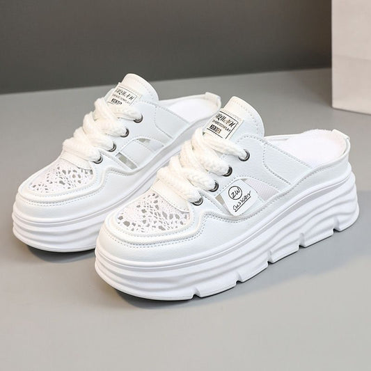 Selina | Mules à Semelle Épaisse et Design Sportif pour Femme