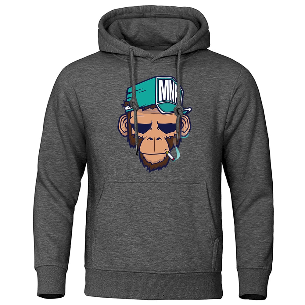 Léo | Hoodie Original pour Hommes avec Motif Singe Stylé