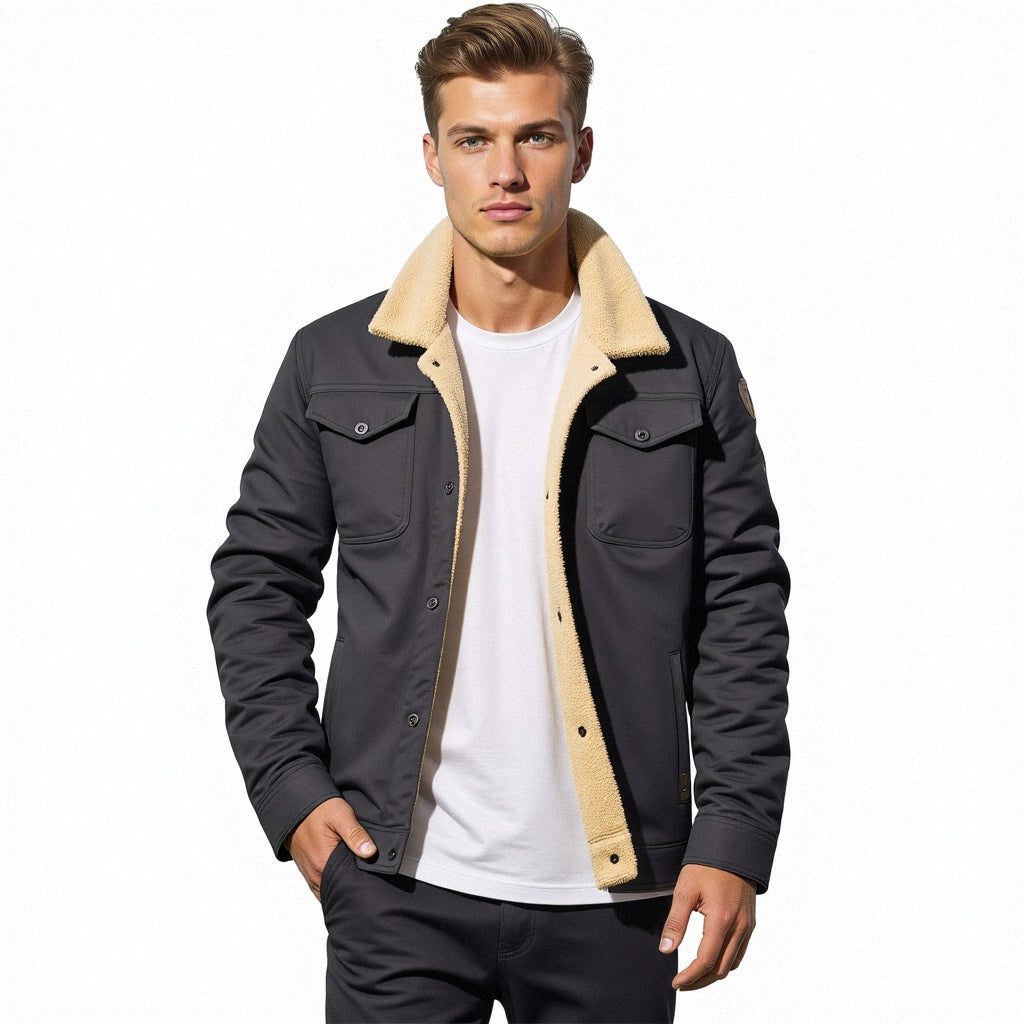 Victor | Blouson aviateur vintage pour homme, l'allure chaude et intemporelle