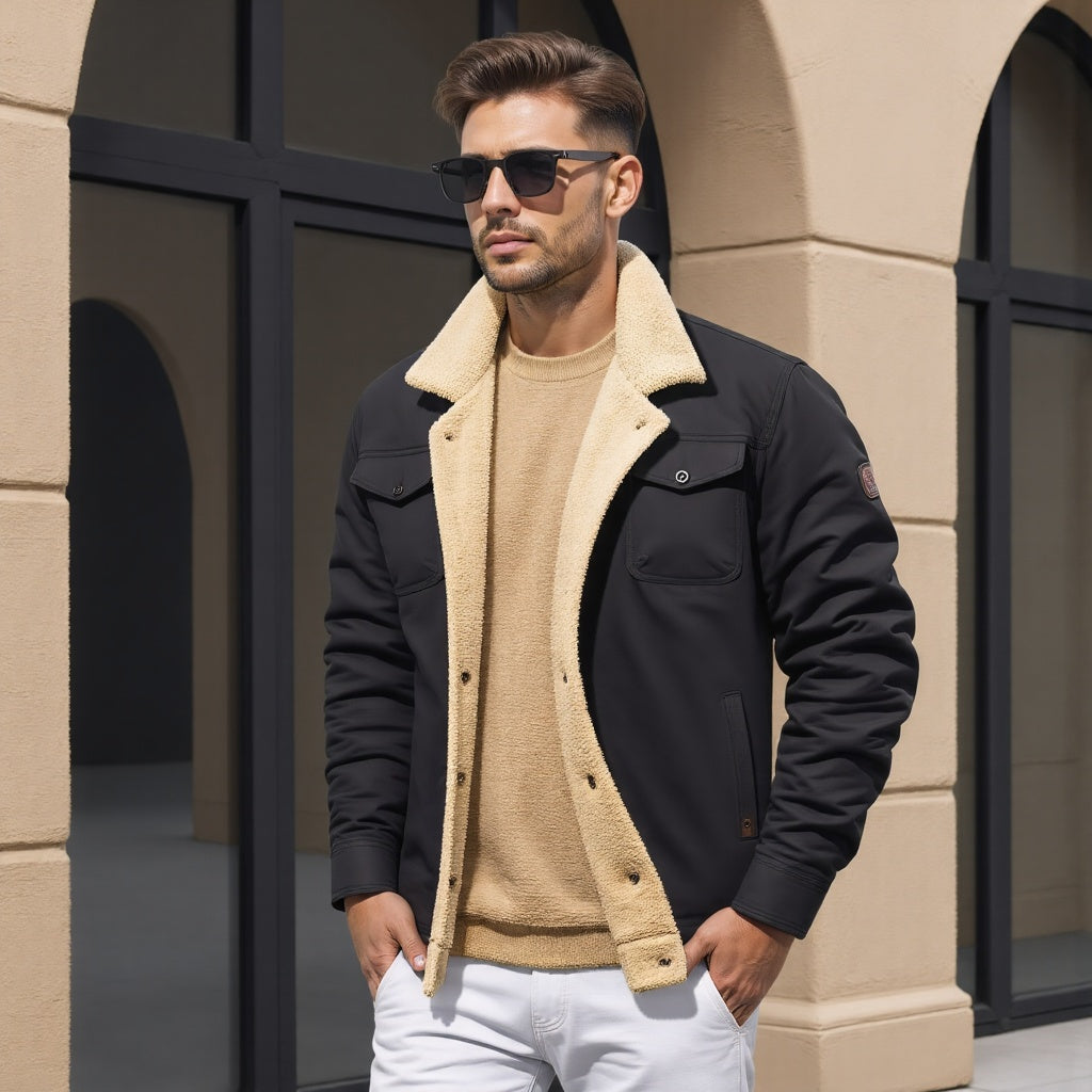 Victor | Blouson aviateur vintage pour homme, l'allure chaude et intemporelle