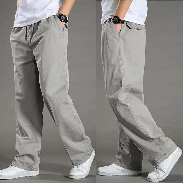 Hugo | Pantalon Cargo Droit en Coton pour Homme