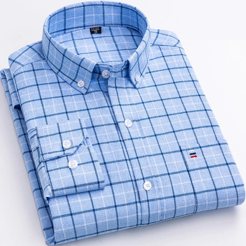 Adrien | Chemise Homme en Coton Haut de Gamme et Style Intemporel